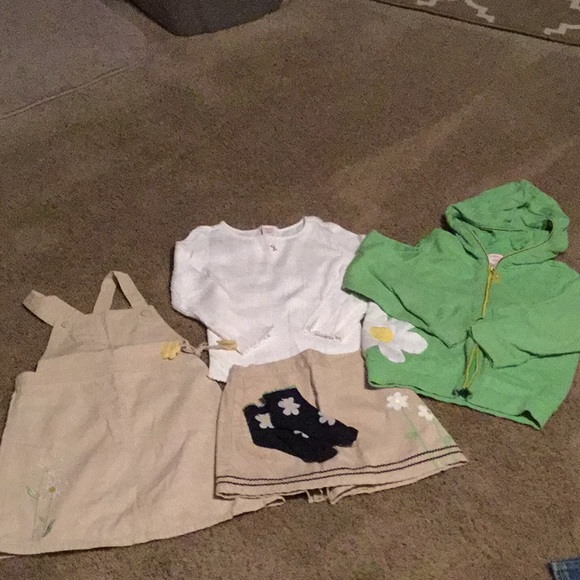 5 pc Wardrobe Gymboree Sporting Green line sz 5